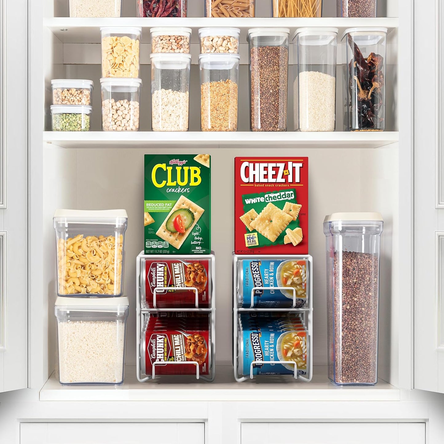 Sorbus Soda Can Rack Beverage Dispenser – Dispenses 12 Standard Size 12oz Soda Cans (White)