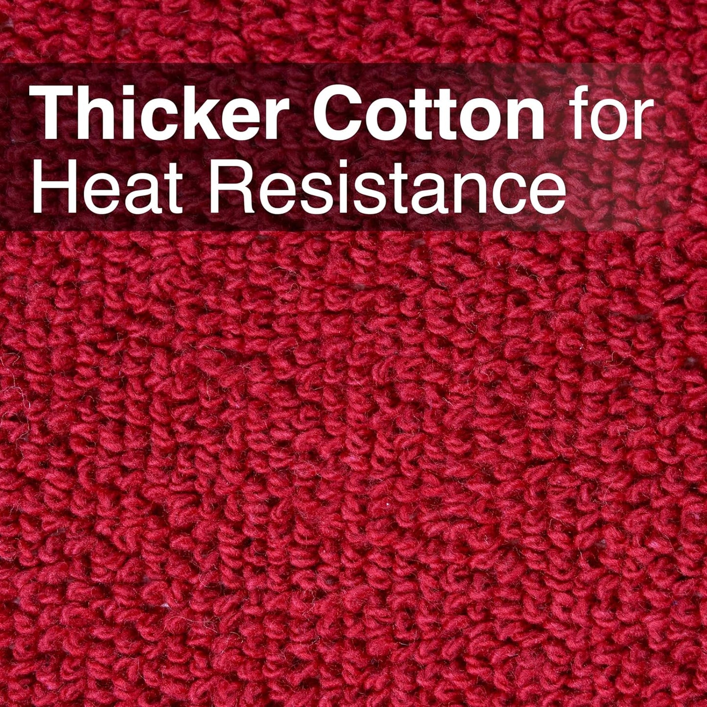 RITZ Terry Pocket Mitt & Hot Pad: Unparalleled Heat Resistant, Durable 100% Cotton – Ergonomically Designed for Optimal Grip – Easy-Care Machine Washable – 2-Pack, Paprika