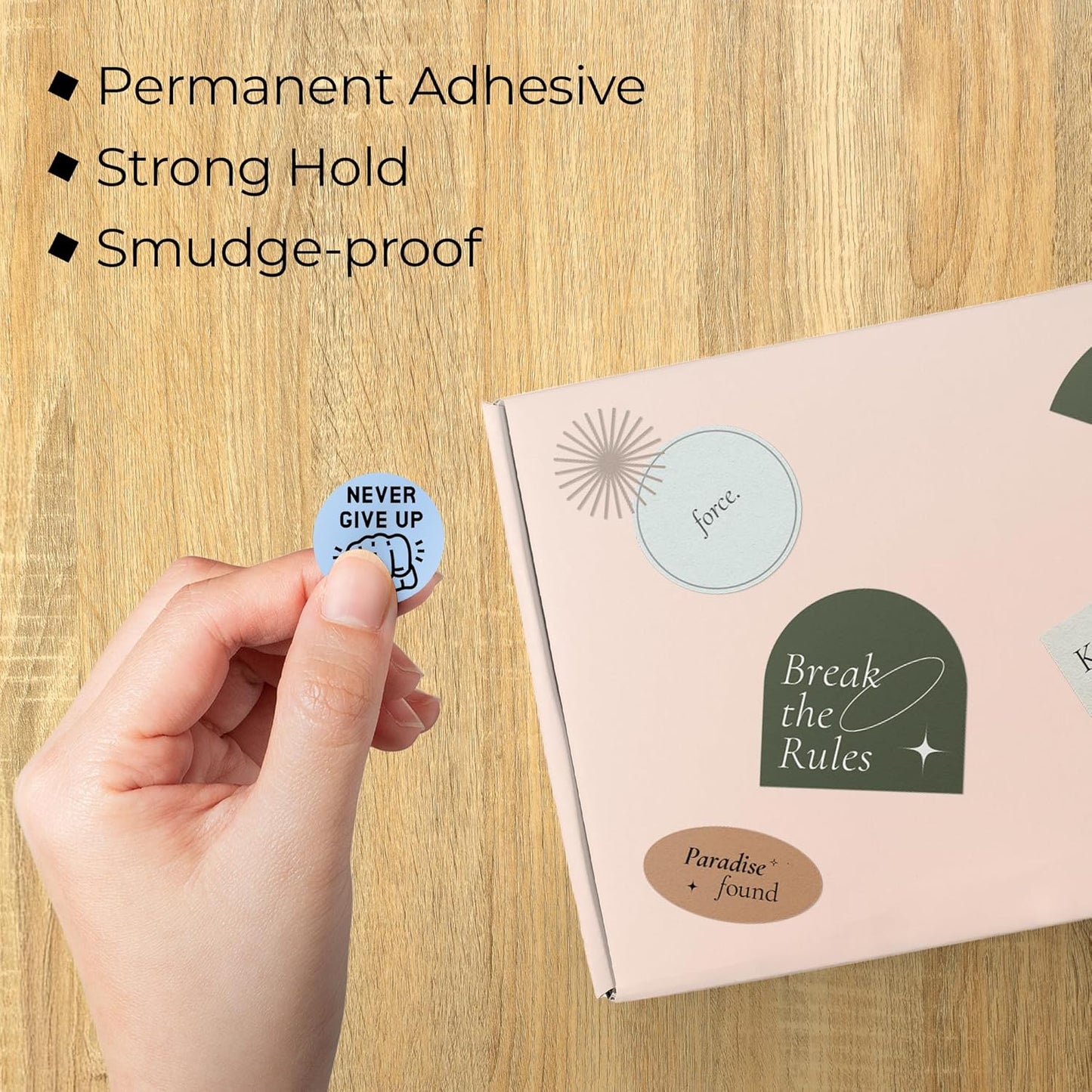 Perco Blue 1-Inch Perforated Circle Dot Thermal Sticker Labels — 735 Stickers/Roll, Direct Thermal Printer Compatible—with Permanent Adhesive for Color Coding, Garage Sales, Crafts—Made in USA