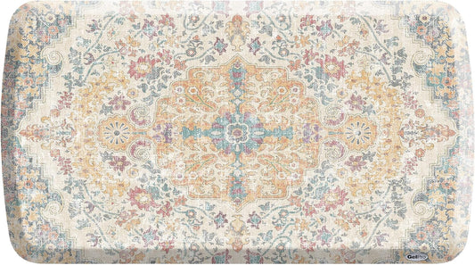 GelPro Elite Premium Gel + Foam 3/4" Thick Anti-Fatigue Floor Mat Citrus-20" x 36", Taryn Sunny Citrus