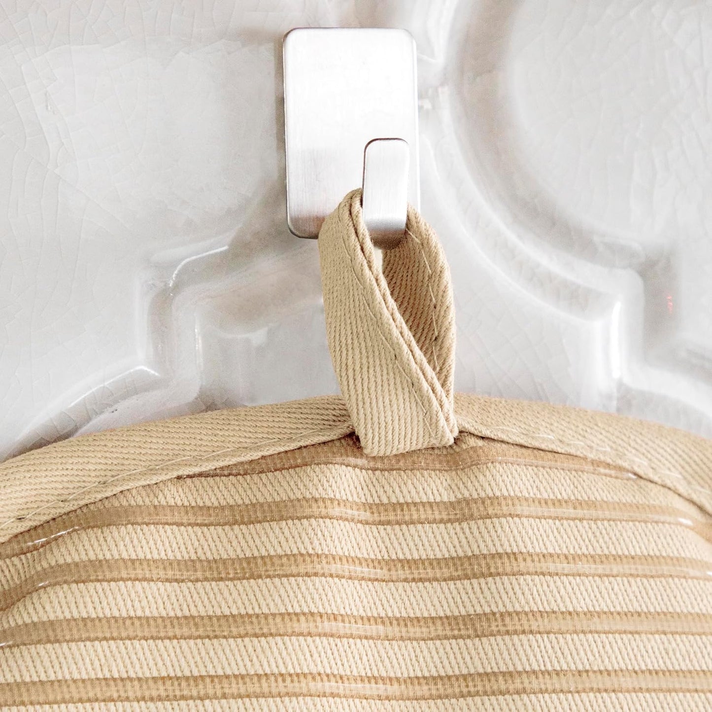 All-Clad Premium Pot Holder & Hot Pad: Heat Resistant to 500 Degrees - 100% Cotton, 10"x6.25" Hot Pad for Kitchen and Barbeque, (2-Pack), Cappuccino