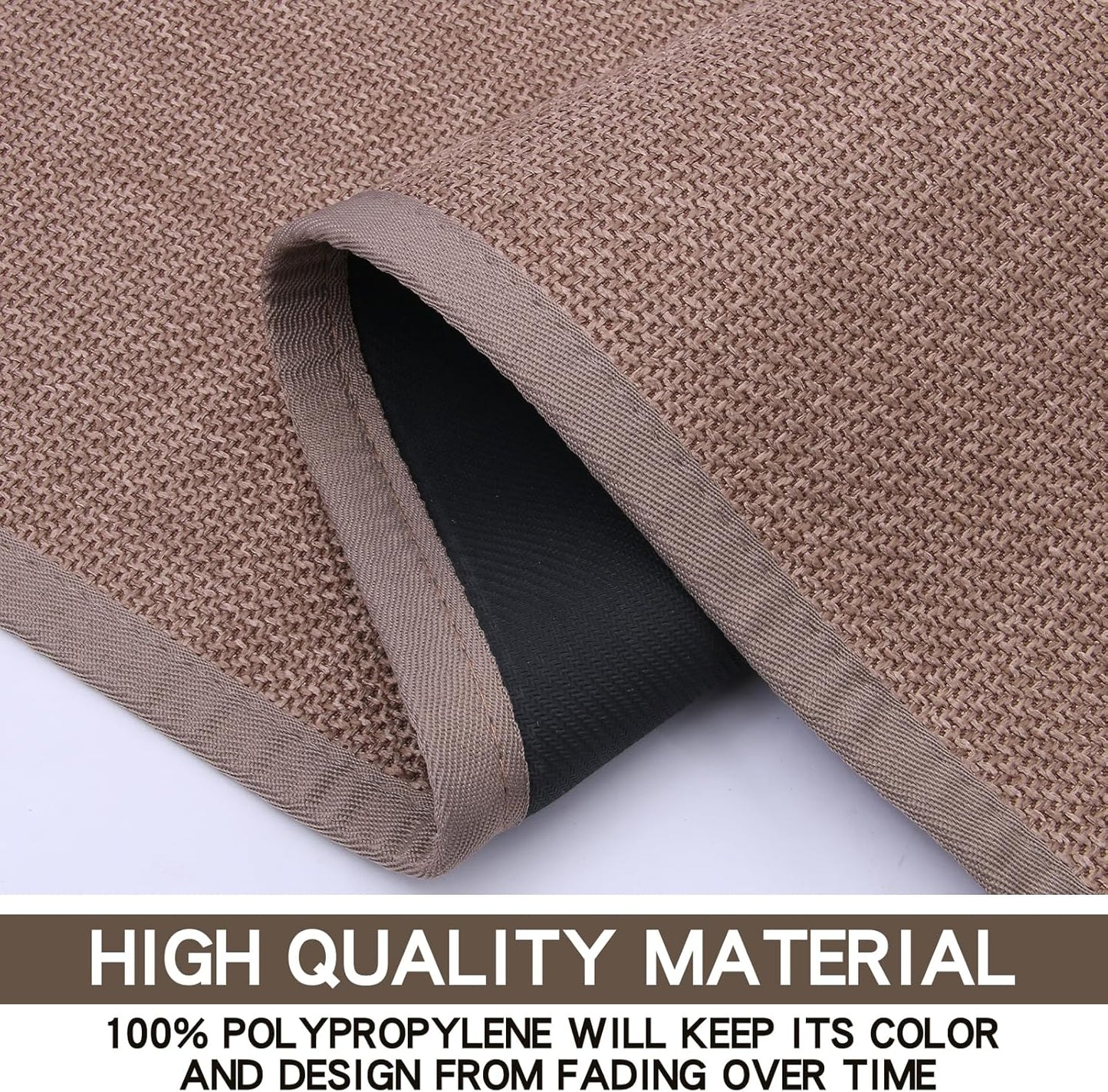 Kitchen Mat Set of 2 PCS, Cushioned Non Slip Rugs for Kitchen Floor, Absorbent Runner Comfort Standing Mats Washable for Kitchen, Office, Home (Camel, 17.3"x47"+17.3"x71")