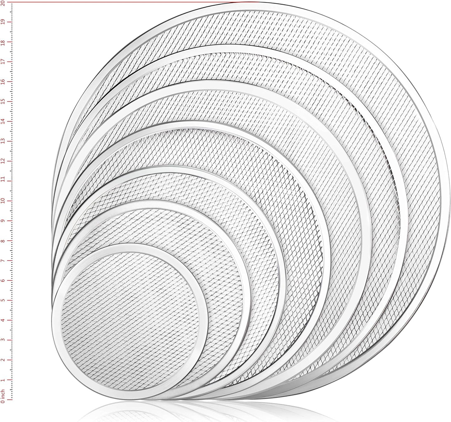 New Star Foodservice Restaurant-Grade Aluminum Pizza Baking Screen, Seamless (20-Inch (Pack of 1))