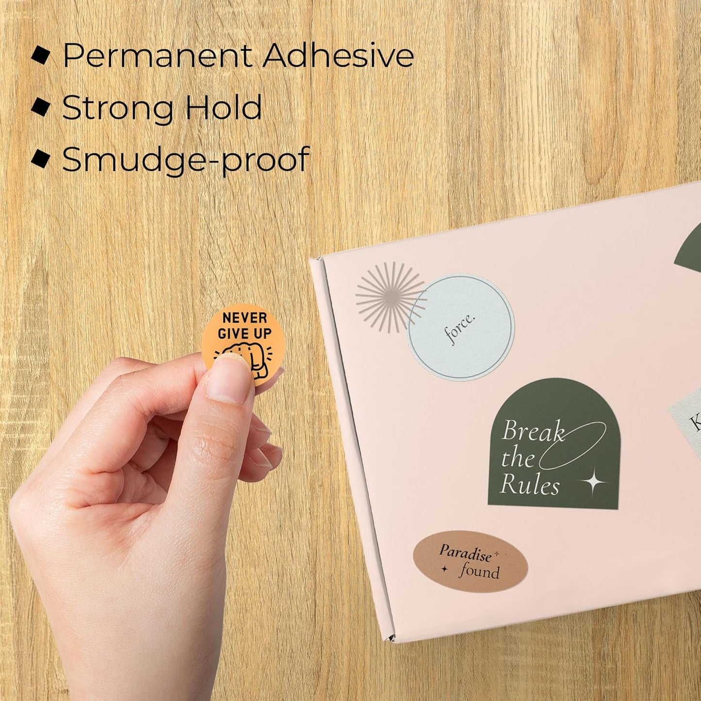 Perco Orange 1-Inch Perforated Circle Dot Thermal Sticker Labels — 735 Stickers/Roll, Direct Thermal Printer Compatible—with Permanent Adhesive for Color Coding, Garage Sales, Crafts—Made in USA