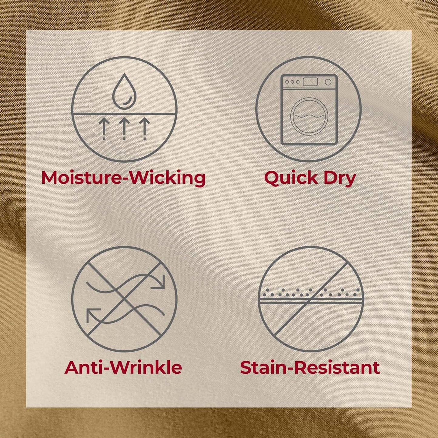 Mellanni Twin XL Sheets Set - 3 PC Iconic Collection Bedding - Hotel Luxury, Extra Soft, Cooling Bed Sheets - Wrinkle, Fade, Stain Resistant (Twin Extra Long, Gold)