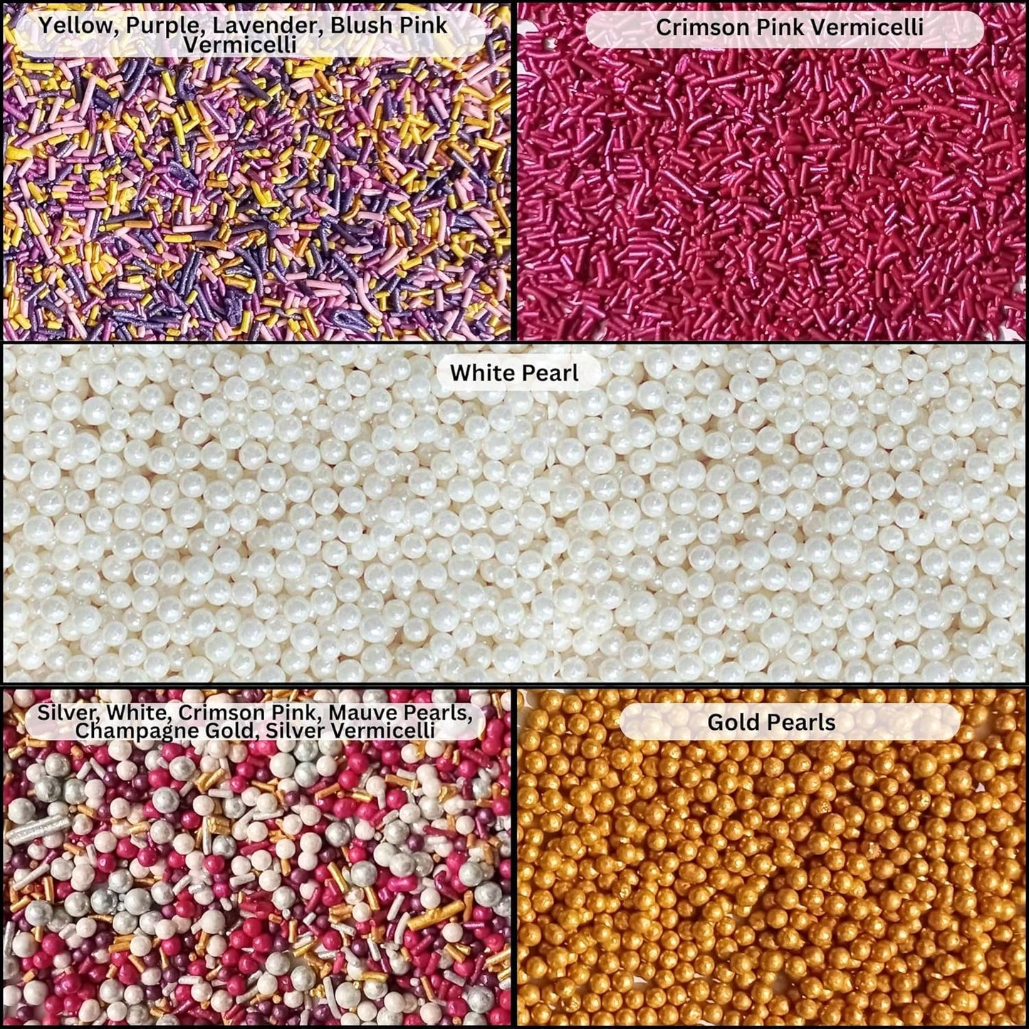 Confect Fusion Mashup Sprinkles FM Multipack 37 100 GMS for Cake Cupcake Décor, Multicolor