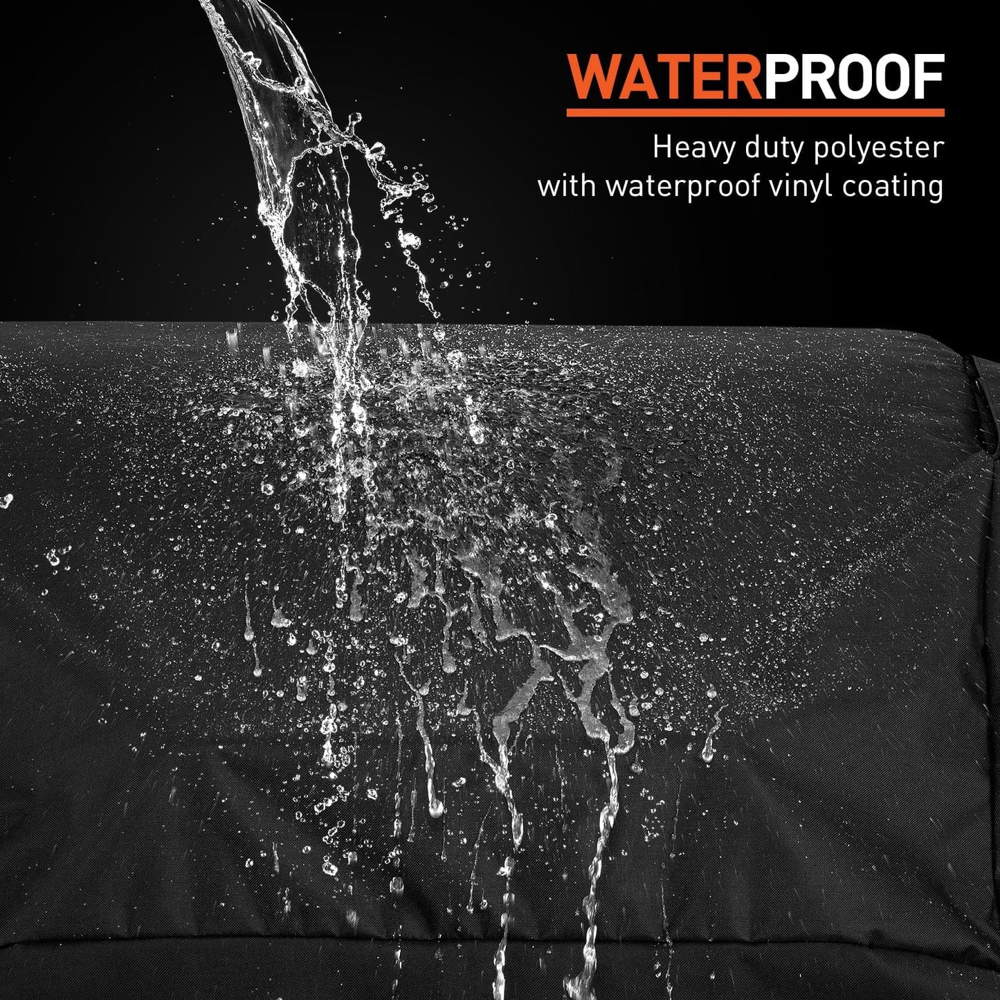 72 Inch Grill Cover, Waterproof Large BBQ Gas Grill Cover Compatible with Weber, Durable and Rip Resistant, Fits for Charbroil Nexgrill Napoleon