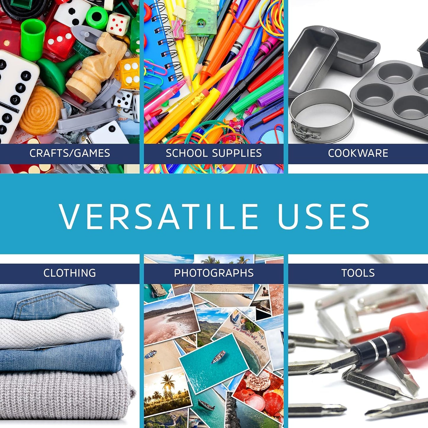GPI - 9" X 12" - Bulk Pack of 200, 4 Mil Thick, Heavy Duty, Clear Plastic Reclosable Freezer Zip Bags, Strong & Durable Poly Baggies with Resealable Zipper Top Lock.